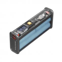 Mars Gaming MPK-20K, Power Bank 22.5W, Baterías Samsung 20000mAh, Carga Rápida QC3.0 & PD3.0, Pantalla Inteligente con Control de Carga, Batería Externa Carga Múltiple, Conectividad Universal, Negro