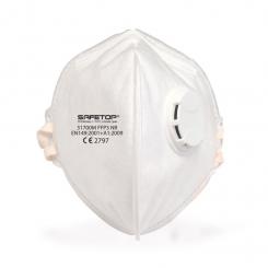 Mascarillas Safetop FFP3 NR con válvula de exhalación blanca