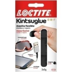 Masilla Adhesiva Flexible Loctite Kintsuglue 3X5G Negro