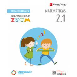 Matematicas 2 Trim+Material Manip (Comunidad Zoom), Ed. VICENS VIVES