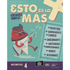 Matemáticas 4ºprimaria. Fanfest 2023, Ed. EDELVIVES