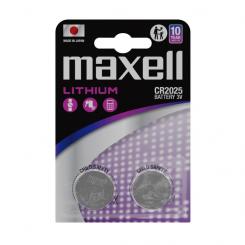 MAXELL Pila botón litio CR2025 3V blister*2