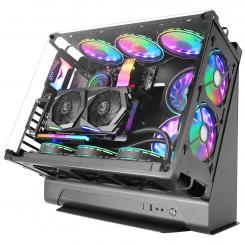 Mars Gaming MCB Negro Caja PC Gaming ATX XL Edición Custom Premium Estructura Modular Doble Cámara