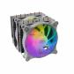 mcpu-xt-blanco-disipador-cpu-doble-torre-refrigeracion-6-heatpipes-hct-tdp-300w-2-ventiladores-argb-pwm-12cm