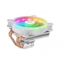 Mars Gaming MCPU220 Disipador CPU TDP 140W Dual ARGB Silencioso PWM Blanco