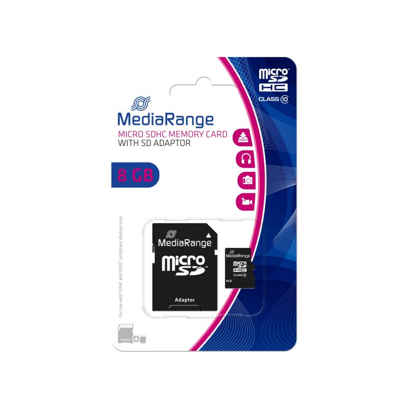 mediarange-8gb-microsdhc-clase-10