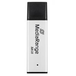 MediaRange MR1900 unidad flash USB 32 GB USB tipo A 3.2 Gen 1 (3.1 Gen 1) Negro, Plata