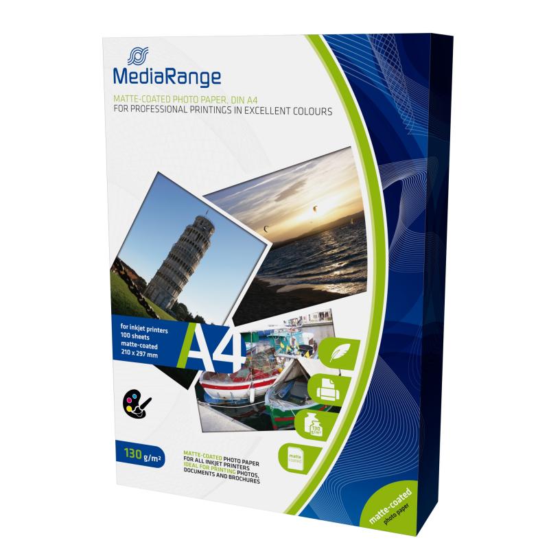 mediarange-mrink101-papel-fotografico-a4-blanco-mate