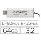 memoria-usb-q-connect-flash-drive-64-gb-32-tipo-c