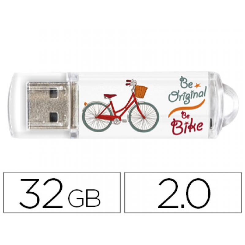 memoria-usb-techonetech-flash-drive-32-gb-20-be-bike