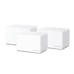 Mercusys Halo H80X(3-pack) Doble banda (2,4 GHz / 5 GHz) Wi-Fi 6 (802.11ax) Blanco Interno