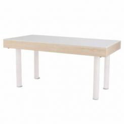 Mesa de luz Mobeduc 100x50 cm base metal Talla 2