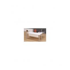 Mesa de oficina Nemo 140x80 blanco / blanco