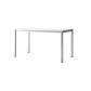 Mesa Eco Colectividades 140X60 Cm melamina Roble 4 Patas metálicas
