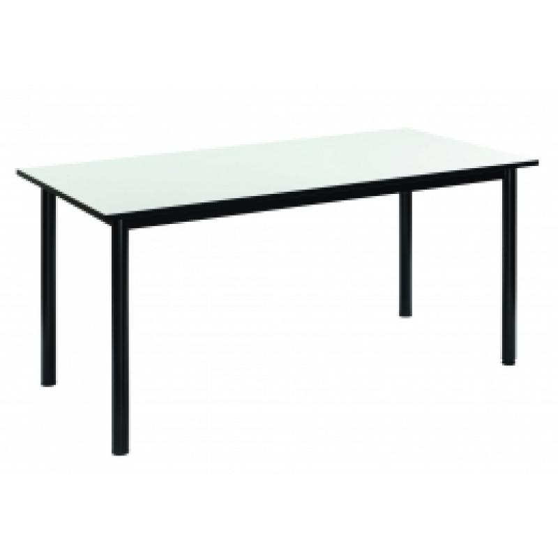 Mesa mod 280 bastidor tubo de acero gris texturizado mdf y estratificado colores infantil 120x60 CM