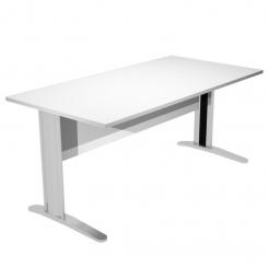 Mesa Presto 160 Pata Metal Blanco