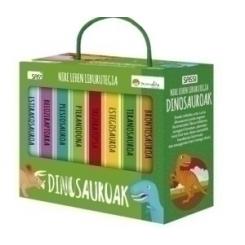 Mi Primera Biblioteca Sassi Manolito Books Dinosauroak - Euskera (8 Libros De 10 Pag.) (+2 Años)