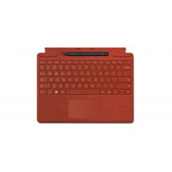 Microsoft Signature with Slim Pen 2 Rojo Microsoft Cover port QWERTY Español