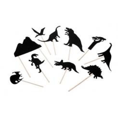 MIDEER Juego títeres de sombras dinosaurios
