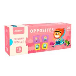 MIDEER Puzzle opuestos 20 piezas