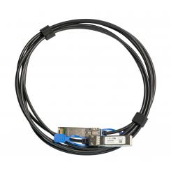 Mikrotik XS+DA0001 Cable de fibra óptica e InfiniBand 1 m SFP/SFP+/SFP28 Negro