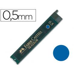 Minas FABER-CASTELL de colores 9065 0,5 mm Azul estuche de 12 Minas