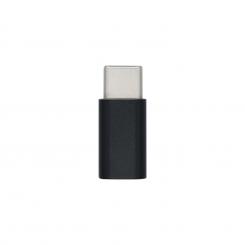 AISENS Mini Adaptador USB-? USB 2.0, Tipo Micro-B/H-USB-?/M, Negro