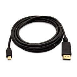 V7 Mini-DisplayPort (m) de 3 m a DisplayPort (m) - Color negro