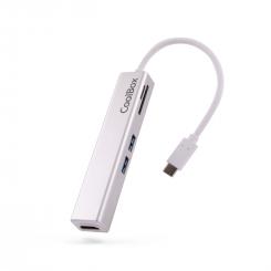CoolBox miniDock USB-C Lite Alámbrico USB 3.2 Gen 1 (3.1 Gen 1) Type-C Blanco