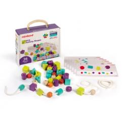 MINILAND Juego didáctico eco activity shapes 36 piezas