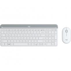 Logitech MK470 teclado Ratón incluido RF inalámbrico Español Blanco