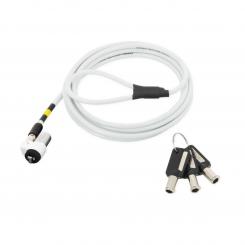 Mobilis 001326 cable antirrobo Blanco 1,8 m