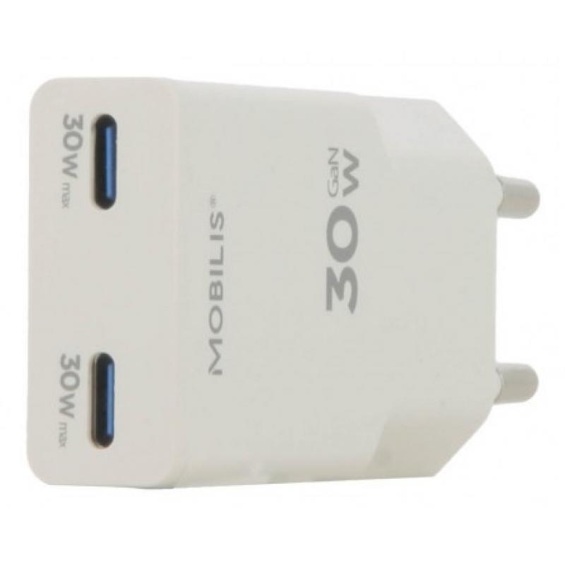 mobilis-020026-cargador-de-dispositivo-movil-universal-blanco-corriente-alterna-carga-rapida-interior