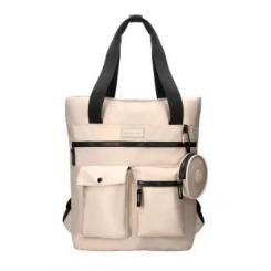 Mochila ANTARTIK Bolso Flip Bag Con Acolchado Para portátil 15 Beige 400X120X390 mm
