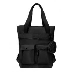 Mochila ANTARTIK Bolso Flip Bag Con Acolchado Para portátil 15 color Negro 400X120X390 mm