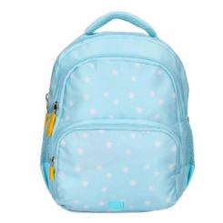 Mochila Escolar LIDERPAPEL Multibolsillo Infantil Azul Flowers 350X110X270 mm