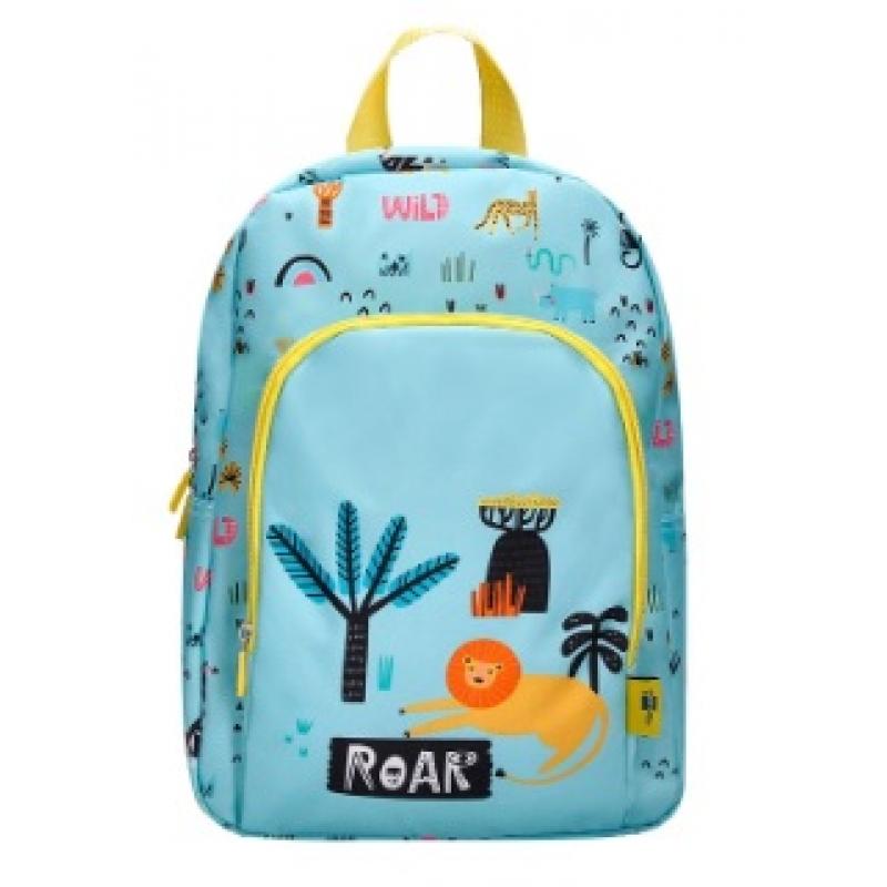 mochila-escolar-liderpapel-safari-infantil-azul-leon-330x110x250-mm