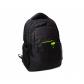 Mochila para portatil Q-CONNECT 15,6\ negra con asa 2 bolsillos exteriores 320x430x140 mm