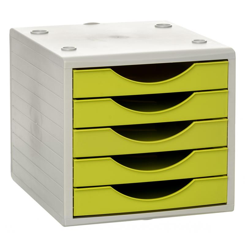 modulo-archivotec-archivo-2000-5-cajones-340x270x260-mm-carcasa-gris-cajones-verkiwi