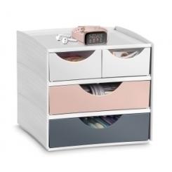 Modulo CEP Mycube 4 Cajones Mix Bl/Ro/Gr