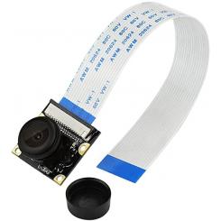 Módulo de Fisheye Cámara para Raspberry Pi 5MP 1080p OV5647 Sensor Cámara de Vídeo de Soporte Visión Nocturna para Raspberry Pi 3 Modelo B B, A, RPi 2 1 Cámara
