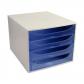 modulo-exacompta-4-cajones-a4-azul