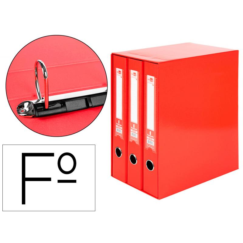 modulo-liderpapel-3-archivadores-folio-2-anillas-mixtas-40mm-rojo