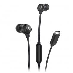 Motorola EARBUDS3CS auricular y casco Auriculares Alámbrico Dentro de oído Llamadas/Música USB Tipo C Negro
