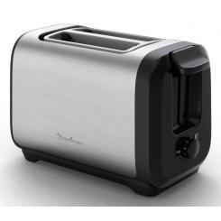 Moulinex LT5S0DE0 tostadora 7 2 rebanada(s) 1200 W Negro, Acero inoxidable