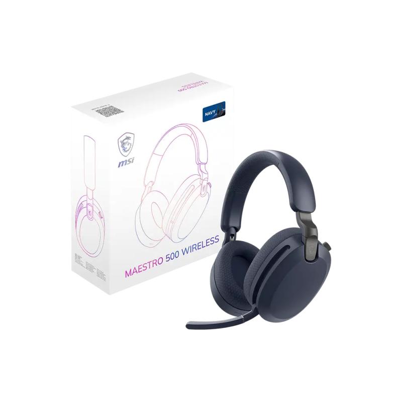 msi-maestro-500-wireless-auriculares-inalambrico-diadema-juego-bluetooth-azul