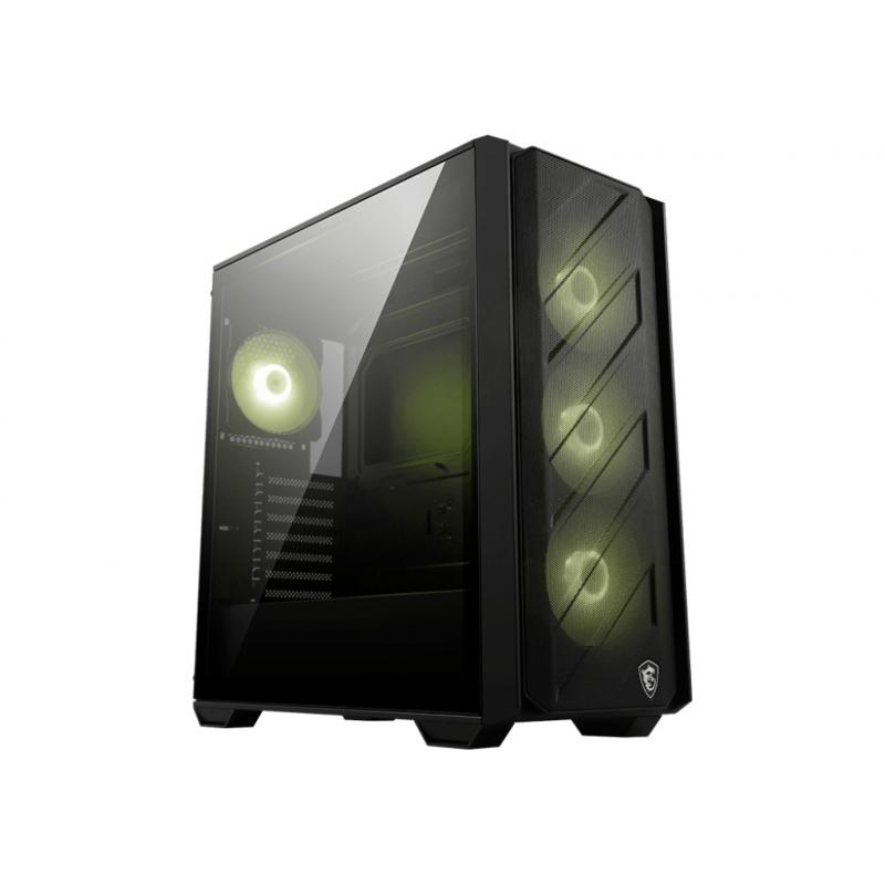 msi-mag-forge-330r-airflow-carcasa-de-ordenador-midi-tower-negro-transparente