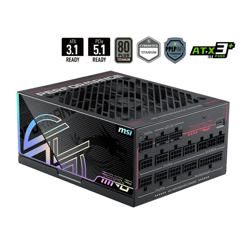 msi-mpg-ai1300ts-pcie5-unidad-de-fuente-de-alimentacion-1300-w-24-pin-atx-atx-negro