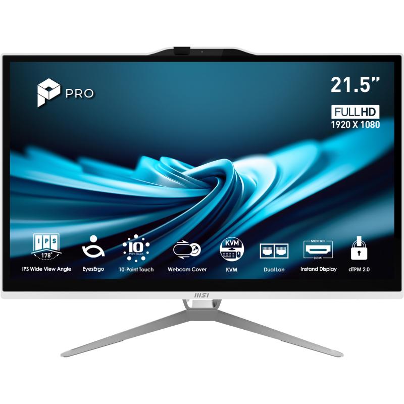 msi-pro-ap222t-14ma-614eu-intel-core-i3-i3-14100-546-cm-215-1920-x-1080-pixeles-pantalla-tactil-pc-todo-en-uno-8-gb-ddr4-sdram-512-gb-ssd-windows-11-home-wi-fi-5-80211ac-blanco