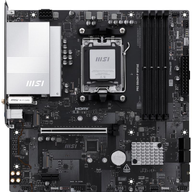 msi-pro-b840m-p-wifi6e-placa-base-amd-b840-zocalo-am5-micro-atx